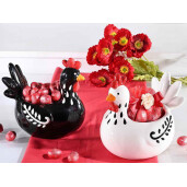 Set 2 Gaini decorative ceramica multicolora 16x18.5x18 cm