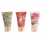 Set 3 creme maini cadou Craciun cm 5 x 3 x 14 H, 25 ml