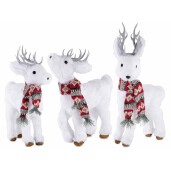 Set 3 figurine Reni textil multicolor 24x13x48 cm, 26x13x38 cm, 28x10.5x35 cm