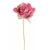 Set 60 Trandafiri artificiali roz 3x13 cm