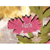 Set 6 flori multicolore 22x5x28.5 cm, 16.5x5x21.5 cm