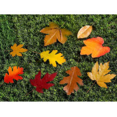 Set 12 frunze artificiale 10.5x6 cm - 17x10 cm