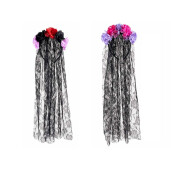 Set 2 cordelute Halloween textil multicolor cm 18 x 60 H