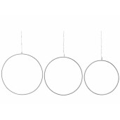 Set 3 cercuri cu leduri lumina calda Ø 50 cm ,  Ø 40 cm,  Ø 30 cm
