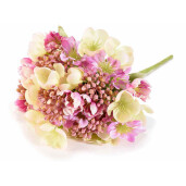 Set 2 buchete flori artificiale multicolore 28 cm