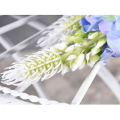 Buchet Zambile artificiale albastre verzi 58 cm