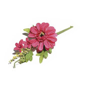 Floare artificiala verde roz cm 22.5 H