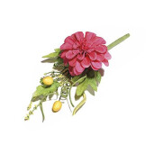 Set 10 flori artificiale multicolore cm 22.5 H