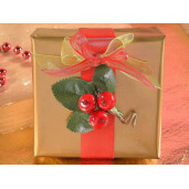 Set 6 crengute artificiale Mere 8.5 cm