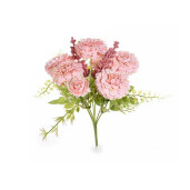Set 3 buchete artificiale Peonia 30 cm