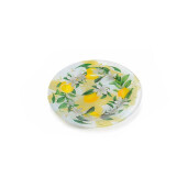 Set 3 farfurii sticla decor Lamai 30 cm, 25 cm, 20 cm