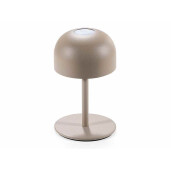 Veioza cu led fier maro Ø 9 cm x 15 H