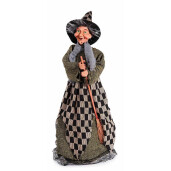 Figurina Halloween Vrajitoare Befana cu recipient pentru dulciuri III cm 12x11x46 H