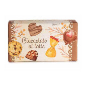 Sapun vegetal fara coloranti aroma Ciocolata cu lapte 10 x 6 x 3 H, 150 gr