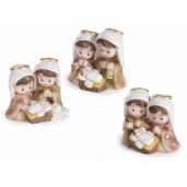 Figurine religioase polirasina multicolora 3xcm 5 x 3,5 x 5 H