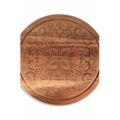 Platou servire lemn acacia Ø 25 cm