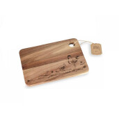 Set 2 platouri servire lemn cm 28 x 20 H