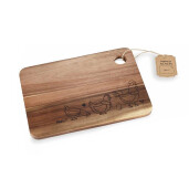 Platou servire lemn maro cm 28 x 20 H