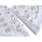 Covoras brad Craciun textil paiete multicolore 90 cm