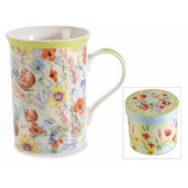 Set 2 cani portelan 8x11 cm, 300 ml 