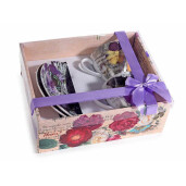 Set 4 cesti portelan 8.5x7 cm, 200 ml