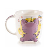 Cana portelan multicolor Unicorn Kids 9x9.5 cm, 350 ml