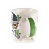 Set 4 cani portelan Kids 9x9.5 cm, 350 ml