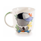 Set 4 cani portelan Kids 9x9.5 cm, 350 ml