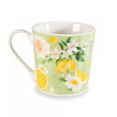 Set 3 cani portelan Lamai 9.5x9.5 cm, 350 ml