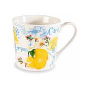 Set 3 cani portelan Lamai 9.5x9.5 cm, 350 ml