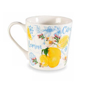 Set 3 cani portelan Lamai 9.5x9.5 cm, 350 ml