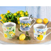 Cana portelan Lamai 9.5x9.5 cm, 350 ml