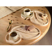 Platou servire lemn cm 28 x 22 H