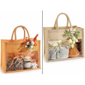 Set 4 gentute iuta multicolora 36x29x41 cm