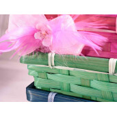 Set 15 cosuri bambus multicolor 14x10x6.5 cm