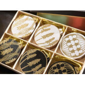 Set 36 ornamente Brad Craciun 7 cm