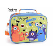 Geanta gradinita termoizolanta Baietel textil multicolor cm 25x10x19 H