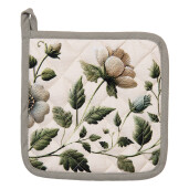 Servet termic bumbac multicolor model Flori 20x20 cm