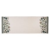Traversa bumbac multicolor model Flori 50x140 cm