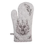 Manusa bucatarie termorezistenta bumbac bej Ren 18x30 cm