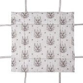 Cos paine bumbac gri bej Ren 35x35x8 cm