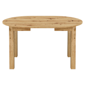 Masa dining extensibila DTD laminat stejar Harry 103-142x102x76 cm