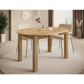 Masa dining extensibila DTD laminat stejar Harry 103-142x102x76 cm
