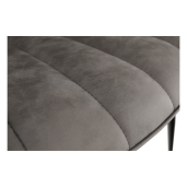 Scaun gri negru Hazal 49x57x85 cm 