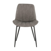 Scaun gri negru Hazal 49x57x85 cm 