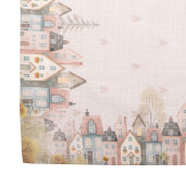Fata masa bumbac multicolor Peisaj 100x100 cm