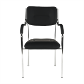 Scaun stivuibil negru Ilham 52x55x85 cm 