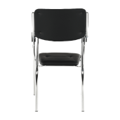 Scaun stivuibil negru Ilham 52x55x85 cm 