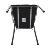 Scaun stivuibil negru Ilham 52x55x85 cm 