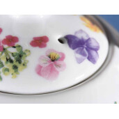 Set 2 ceainice, 2 cesti portelan multicolor 16x10.5x13 cm, 400 ml, 250 ml